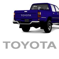Faixa Toyota Hilux 1999/2005 Adesivo Prata Tampa Traseira