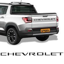 Faixa Traseira Chevrolet Montana 2022 Adesivo Resinado Preto