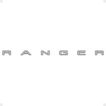 Faixa Traseira Compatível C/ Ranger 2013/2019 Cinza/Preto