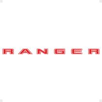 Faixa Traseira Compatível C/ Ranger 2020/ Adesivo Vermelho