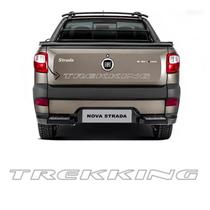 Faixa Traseira Fiat Strada Trekking Adesivo Cinza Decorativo Faixa Traseira Fiat Strada Trekking Adesivo Cinza Decorativo