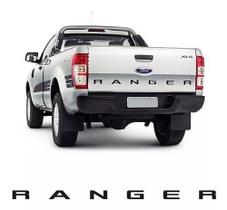 Faixa Traseira Ford Ranger 2013/ Adesivo Preto Decorativo