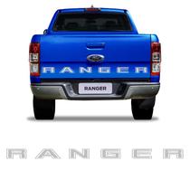 Faixa Traseira Ford Ranger 2020/2022 Adesivo Caçamba Cinza
