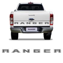 Faixa Traseira Ford Ranger 2020/2022 Adesivo Caçamba Grafite