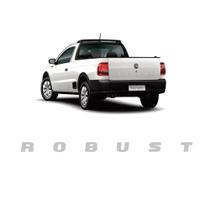 Faixa Traseiro Robust Saveiro 17/19 Prata