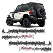 Faixa Troller Bold T4 2017/ Adesivo Preto Modelo Original