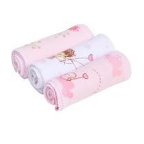 Faixa Umbilical para Bebê Recém Nascido Kit com 3 unidades 100% Algodão (Faixa de Umbigo)