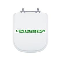 Faixa Vaso Sanitário Limpo Desinfetado Bilingue Motel Hotel