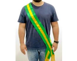 Faixa Verde Amarela Brasileira Sem Brasão - Reino da Fantasia