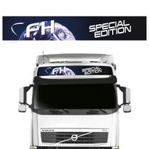 Faixa Volvo Fh Special Edition 540 Adesivo Quebra-Sol Azul