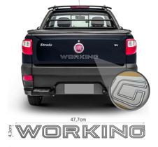 Faixa Working Strada 2013 14 15 2016 Adesivo Tampa Traseira Faixa Working Strada 2013 14 15 2016 Adesivo Tampa Traseira