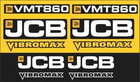 Faixas Adesiva Rolo Vibromax Compatível Com Jcb Vmt 860 Cor