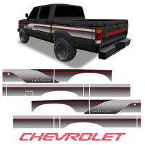 Faixas D20 Deluxe 1995 1996 Cd + Adesivo Chevrolet Vermelho Faixas D20 Deluxe 1995 1996 Cd + Adesivo Chevrolet Vermelho