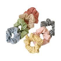 Faixas De Cabelo Coloridas Em Estampa Xadrez Para Mulheres E Meninas, Acessórios De Cabelo Para