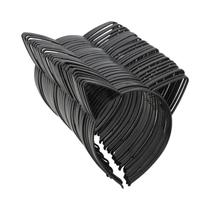 Faixas De Cabelo De Plástico Com Orelhas De Gato Cor Candy Para Meninas, 24 Peças, Acessórios De Faixas De Cabelo De Plástico Com Orelhas De Gato Cor Candy Para Meninas, 24 Peças, Acessórios De