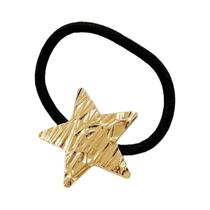 Faixas De Cabelo Femininas De Metal Irregular De Camada Dupla, Corda Elástica, Suporte De Rabo De