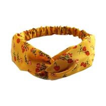 Faixas De Cabelo Femininas De Verão Com Estampa Boêmia, Turbantes Vintage Cruzados, Acessórios De