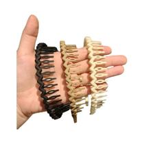 Faixas De Cabelo Onduladas Antiderrapantes Femininas Da Moda - Kit Com 3 Peças De Pentes De Cabelo Faixas De Cabelo Onduladas Antiderrapantes Femininas Da Moda - Kit Com 3 Peças De Pentes De Cabelo