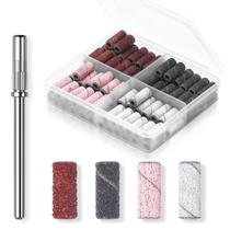 Faixas de lixar Nail Drill Bits 100 unidades para broca de unhas Makartt Faixas de lixar Nail Drill Bits 100 unidades para broca de unhas Makartt