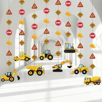 Faixas Decorativas para Festa de Construção Faccito - 8 Pacotes Faixas Decorativas para Festa de Construção Faccito - 8 Pacotes