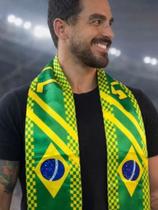 Faixas Do Brasil, para Copa do Mundo, 138x14 Moderno Unissex, cachecol do Brasil material poliéster. Faixas Do Brasil, para Copa do Mundo, 138x14 Moderno Unissex, cachecol do Brasil material poliéster.