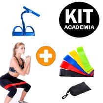 Faixas Elásticas Mini Band Elástico + Elástico de Tensão com Apoio para os Pés Tube Fit Faixas Elásticas Mini Band Elástico + Elástico de Tensão com Apoio para os Pés Tube Fit