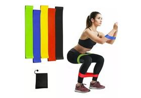 Faixas Elásticas Miniband 5 Níveis Para Treino Em Casa Kit 5 Unidades