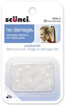 Faixas elásticas para cabelo Scunci No Damage Clear 52 unidades Faixas elásticas para cabelo Scunci No Damage Clear 52 unidades