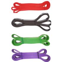 Faixas Elásticas Super Band de Exercícios 4 Intensidades Faixas Elásticas Super Band de Exercícios 4 Intensidades