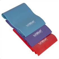 Faixas Elásticas Thera Bands Kit com 03 Intensidades Leve/médio/forte Faixas Elásticas Thera Bands Kit com 03 Intensidades Leve/médio/forte