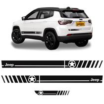 Faixas Jeep Compass Adesivos Estrela Decorativo Preto Faixas Jeep Compass Adesivos Estrela Decorativo Preto
