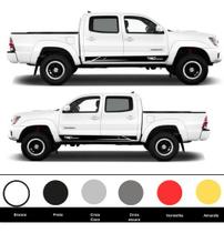 Faixas Laterais Compatível Hilux Toyota Adesivo Em Vinil Faixas Laterais Compatível Hilux Toyota Adesivo Em Vinil