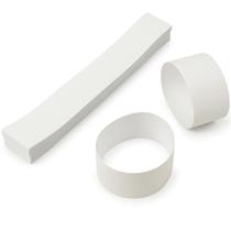 Faixas para Dinheiro Queensell 100 Unidades Brancas 19 x 3 cm Autoadesivas