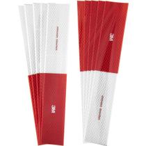 Faixas Refletivas 3m Autoadesivas 305 Mm X 50 Mm Conjunto Com 10 Unidades Branco E Vermelho Faixas Refletivas 3m Autoadesivas 305 Mm X 50 Mm Conjunto Com 10 Unidades Branco E Vermelho