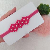 Faixinha Floral para Bebê - Malu Ateliê