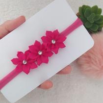 Faixinha Flores para Bebê - Malu Ateliê