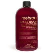 Fake Blood Mehron Makeup Stage Blood Edible 473 ml