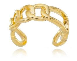 Fake Piercing Francine com Design de Elos Corrente banhado em ouro 18k Fake Piercing Francine com Design de Elos Corrente banhado em ouro 18k