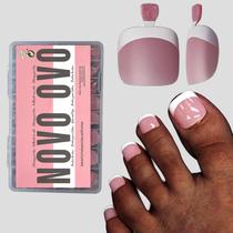 Fake Toe Nail Tips Pressione NOVO OVO BERRY PINK x360 Fake Toe Nail Tips Pressione NOVO OVO BERRY PINK x360