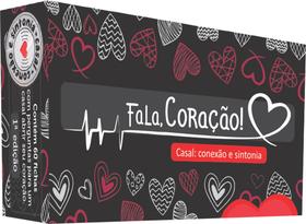 Fala, Coração! Casal: conexão e sintonia. Um puxa conversa carinhoso.