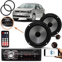 Falante Kit 2 Vias Golf Polo 6 Pol 120W Radio MP3 - KDV.223R