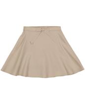 Falda Izod para Niñas Modelo Scooter con Cintura Elástica Color Caqui Talla 10 Falda Izod para Niñas Modelo Scooter con Cintura Elástica Color Caqui Talla 10