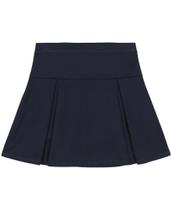 Falda pantalón IZOD para niñas uniforme escolar amigable con la sensibilidad, azul marino, talla 6X