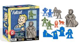 Fallout Nanoforce Série 1 - Army Builder - Coleção de Figuras em Caixa - Edição Especial com Vault Boy e Nuka Cola