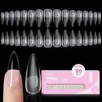 False Nails Beetles Tipex Lite Apex Stiletto Medium 96 unidades