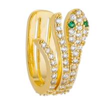 Falso Piercing Brinco Cobra Pequeno Argola Feminino Falso Piercing Brinco Cobra Pequeno Argola Feminino