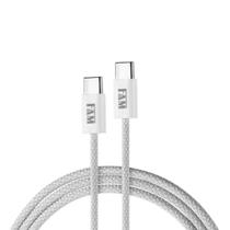 Fam cabo usb-c pd 60w reforçado 1,2m