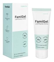 FamiGel 30 g Lubrificante Íntimo Hidrossolúvel com pH Balanceado e Toque Suave