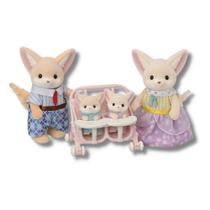 Familia das raposas do deserto sylvanian families - epoch magia