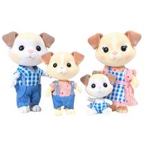 Família de cães Toy Honey Bee Acres The Barksters com 4 bonecos Família de cães Toy Honey Bee Acres The Barksters com 4 bonecos